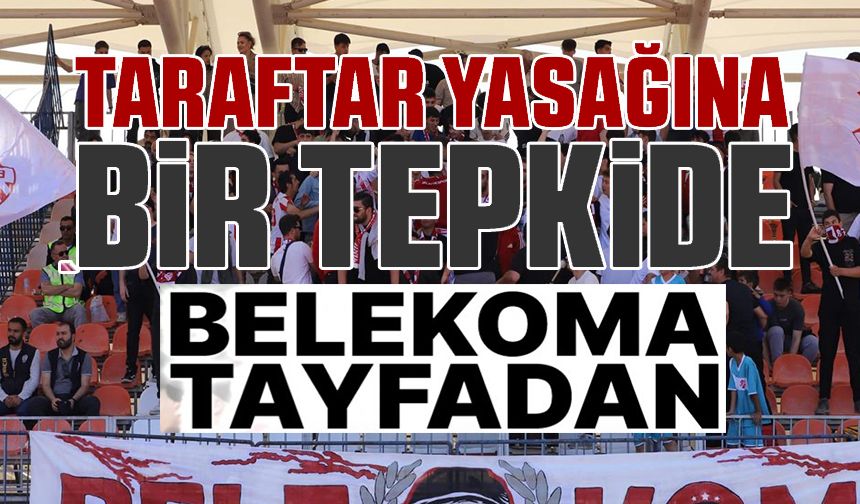 ALINAN SEYİRCİ YASAĞI KARARINA TEPKİ