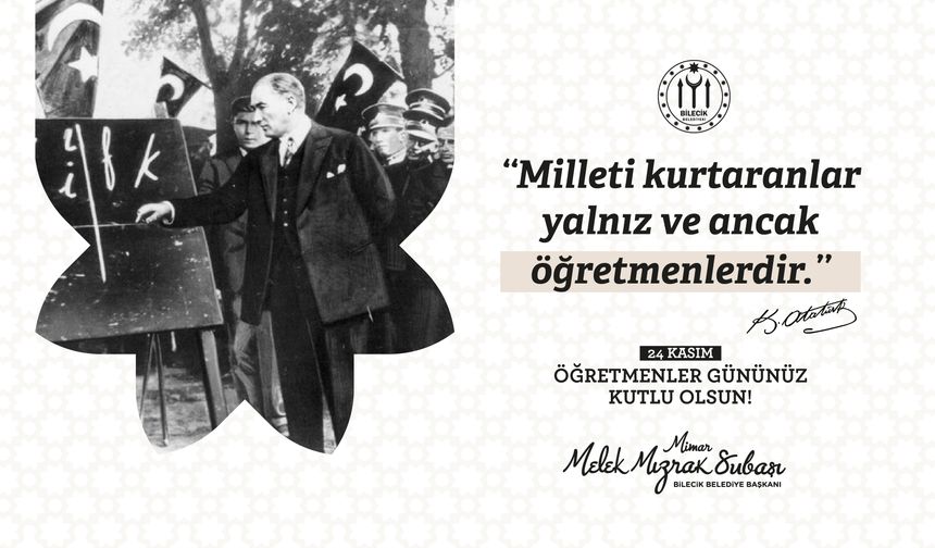 ÖĞRETMENLER GÜNÜNÜZ KUTLU OLSUN