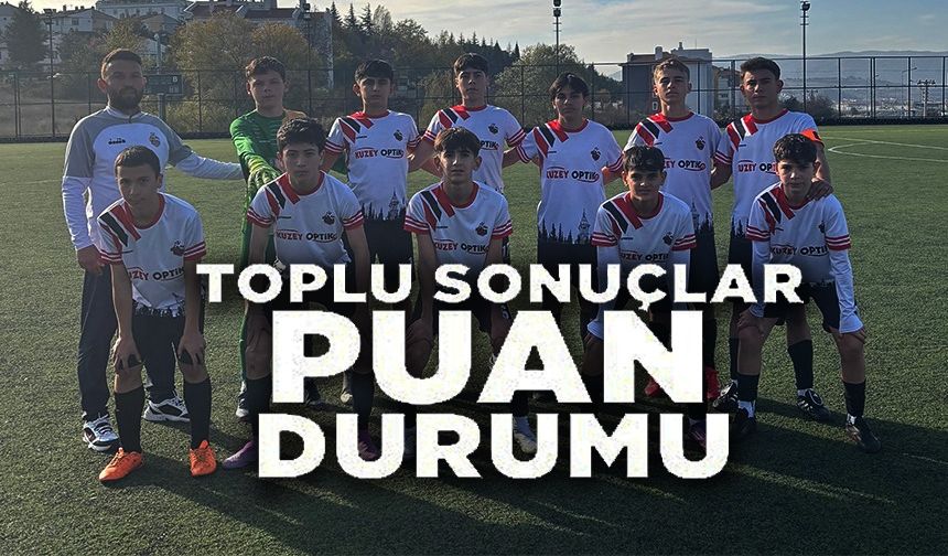 BİLECİK U14 GENÇLER LİGİ'NDE 5'İNCİ HAFTA GERİDE KALDI