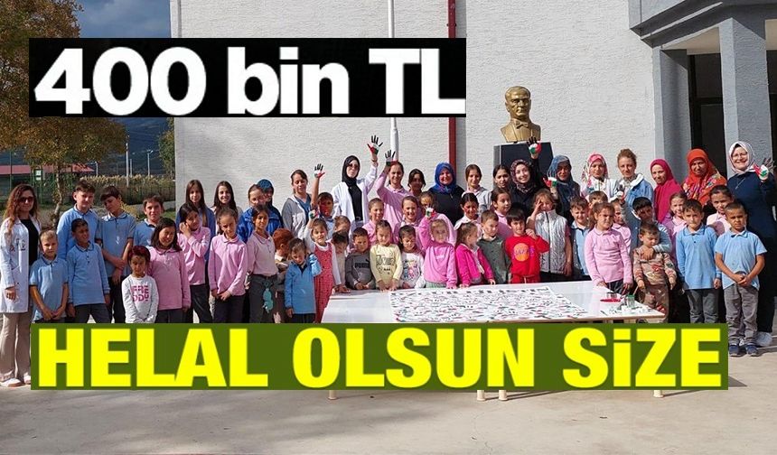 GAZZE'YE 400 BİN LİRALIK DESTEK