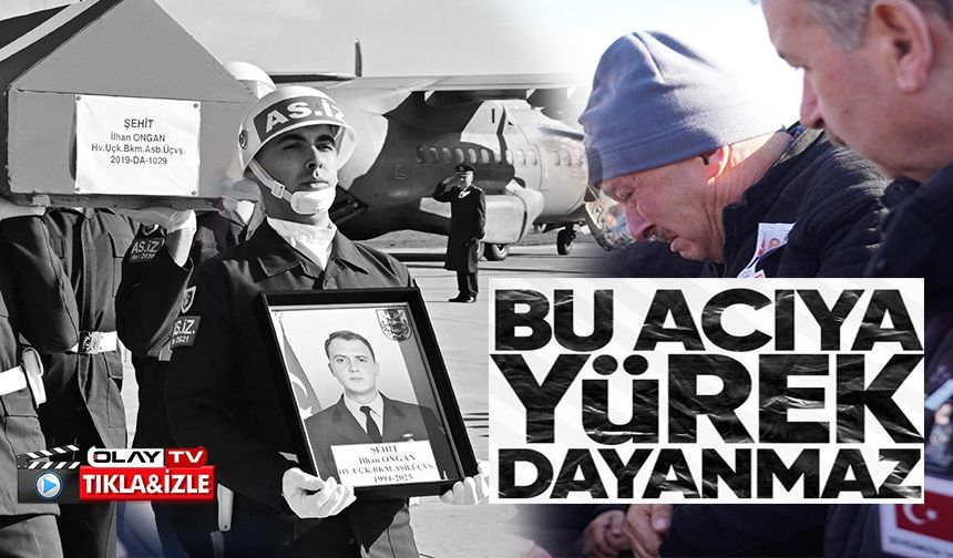 BİLECİKLİ ŞEHİDİMİZ  UÇAKLA ESKİŞEHİR'E GETİRİLDİ