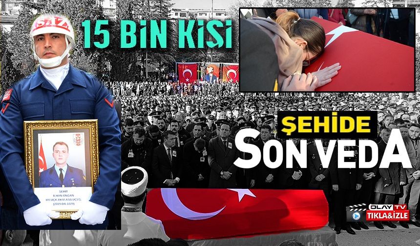 BİLECİK ŞEHİDİNİ 15 BİN KİŞİ İLE UĞURLADI