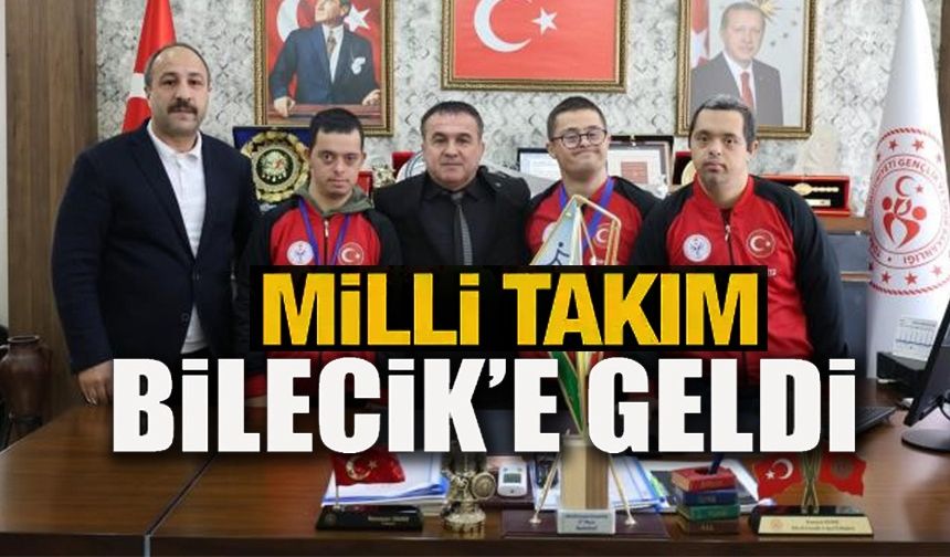 ÖZEL SPORCULAR DOWN SENDROMLU BASKETBOL MİLLİ TAKIMI BİLECİK'TE