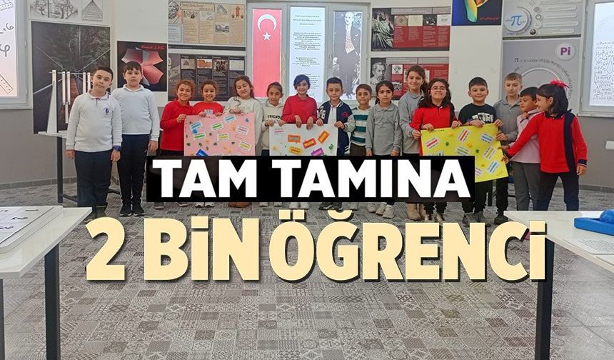 2 BİN ÖĞRENCİ MATEMATİK MÜZESİ VE ATÖLYE ETKİNLİKLERİNDEN FAYDALANDI