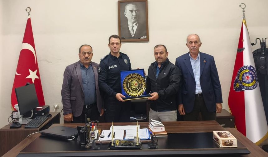 MUHTARLAR İLÇE EMNİYET AMİRİ KURTUL İLE BİR ARAYA GELDİ