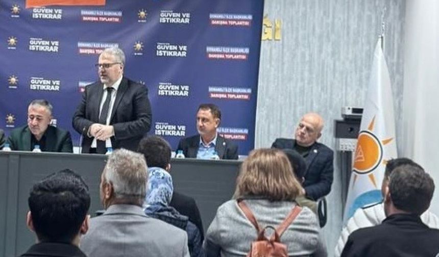 OSMANELİ'NİN YOL HARİTASI AK PARTİ TOPLANTISINDA BELİRLENDİ