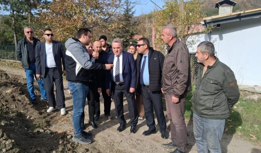 MURATDERE KÖYÜ İÇMESUYU HATTI İNCELENDİ