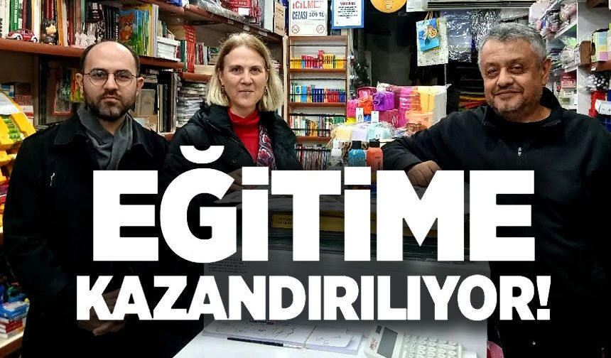 BİLECİK'TE KAĞIT ATIKLAR EĞİTİME KAZANDIRILIYOR