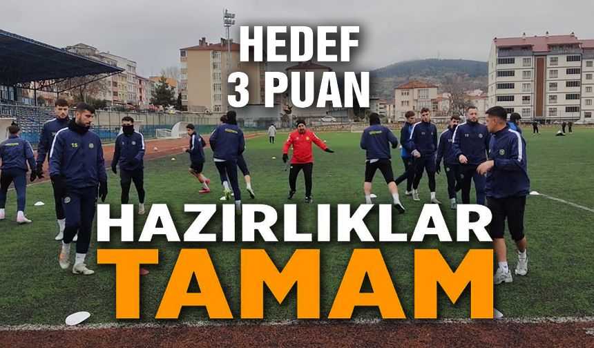 SÖĞÜTSPOR ZORLU MAÇIN HAZIRLIKLARI TAMAMLADI