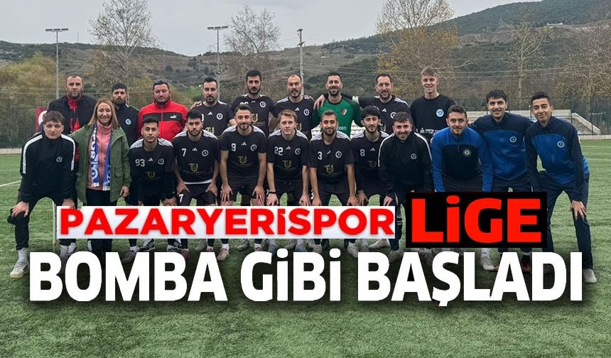 PAZARYERİSPOR SEZONA FARKLI BAŞLADI, DEPLASMANDAN 9-1’LİK SKORLA DÖNDÜ