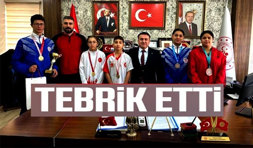BİLECİKLİ KİCK BOKS SPORCULARINI MAKAMINDA AĞIRLADI
