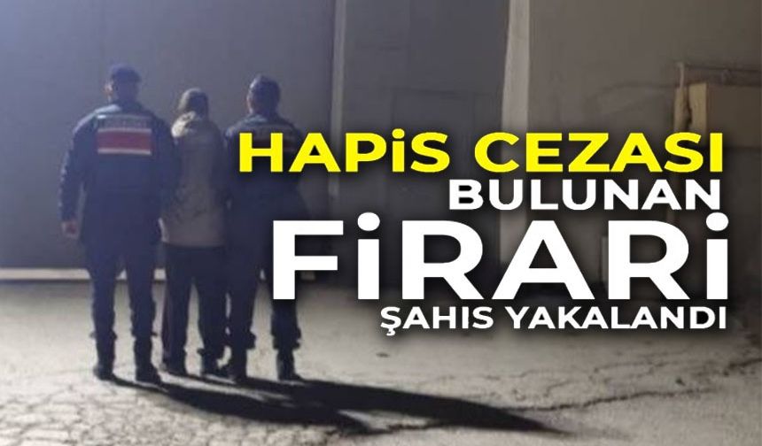 HIRSIZLIK SUÇUNDAN ARANAN ŞAHIS YAKALANDI