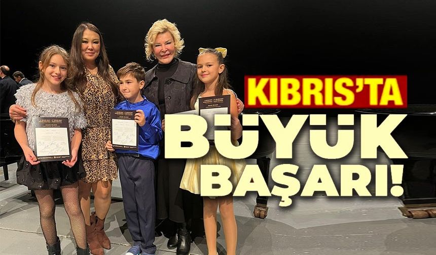 BİLECİKLİ ÖĞRENCİLER KIBRIS’TAKİ PİYANO FESTİVALİNDEN ÖDÜLLE DÖNDÜ