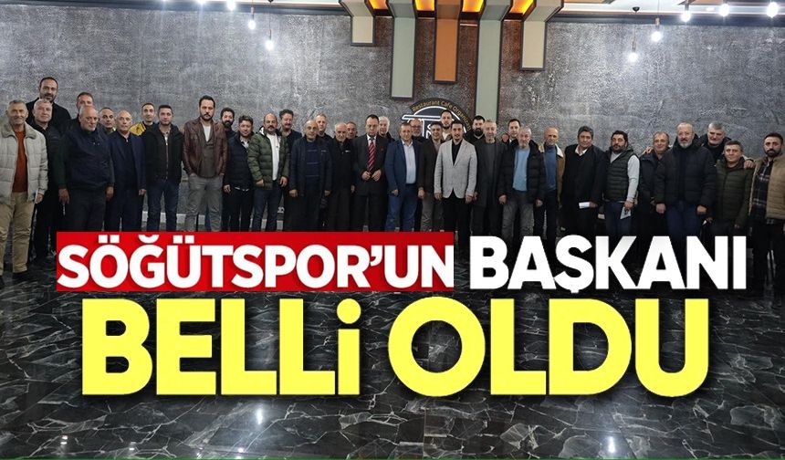 SÖĞÜTSPOR'UN YENİ BAŞKANI HALİL GÜZEL