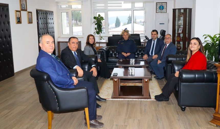 JANDARMA KOMUTANI VANLI'YA ZİYARET