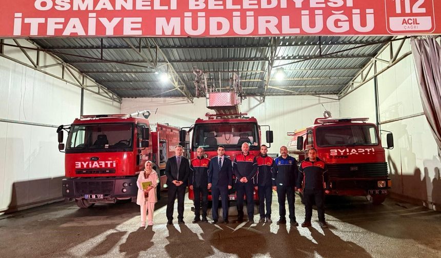 KAYMAKAM KILIÇ İTFAİYE VE ZABITA ÇALIŞMALARINI İNCELEDİ