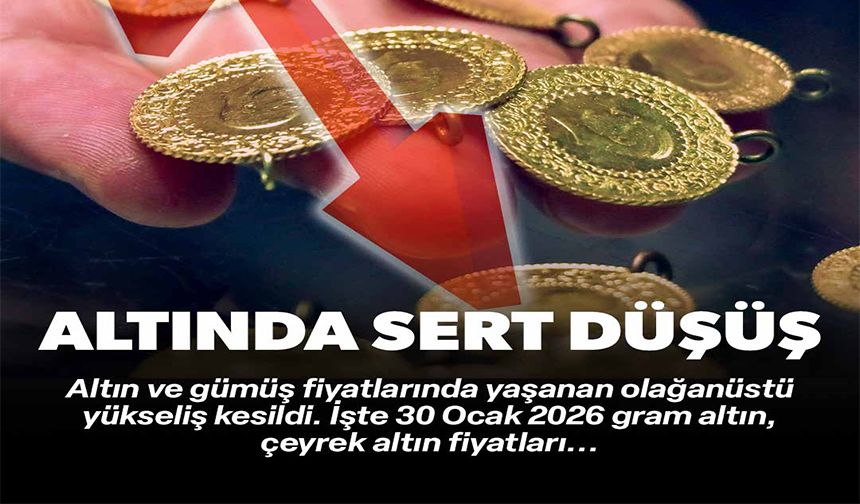 ALTINDA SERT DÜŞÜŞ