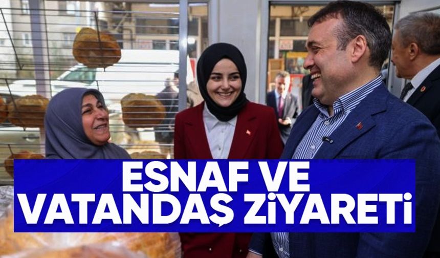 VALİ SÖZER GÖLPAZARI'NDA ESNAF VE VATANDAŞI DİNLEDİ