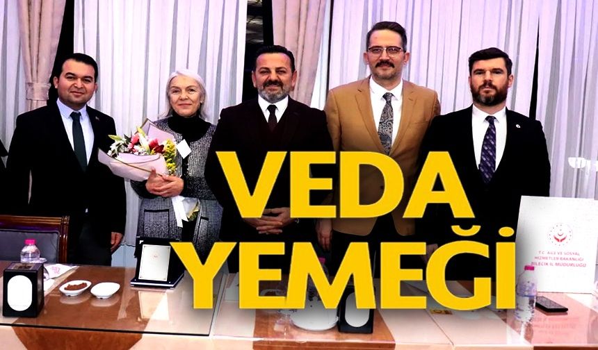 ŞEHİT YAKINI PERSONELE VEDA YEMEĞİ