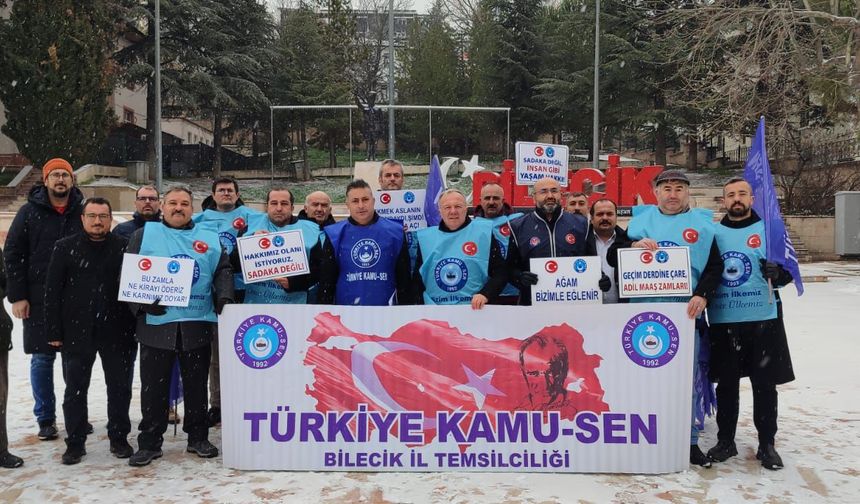 TÜRK SAĞLIK-SEN BİLECİK ŞUBE BAŞKANI GENÇ: “MEMUR VE EMEKLİLERİN ALIM GÜCÜ HER GEÇEN GÜN ERİYOR”