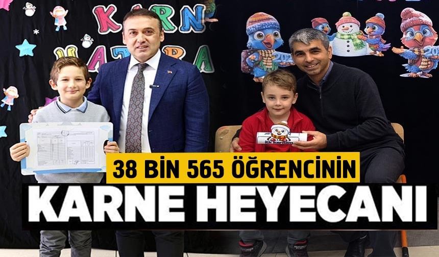 BİLECİK'TE 38 BİN 565 ÖĞRENCİ KARNE SEVİNCİ YAŞADI