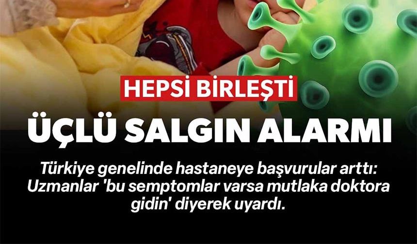 H3N2, RSV VE COVID-19 BİRLEŞTİ: