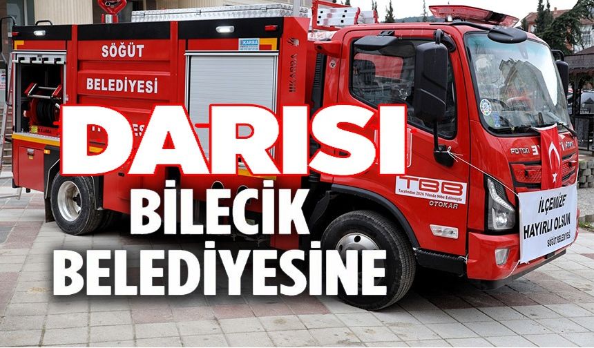 SÖĞÜT BELEDİYESİ ARAÇ FİLOSUNA YENİ İTFAİYE ARACI KAZANDIRILDI