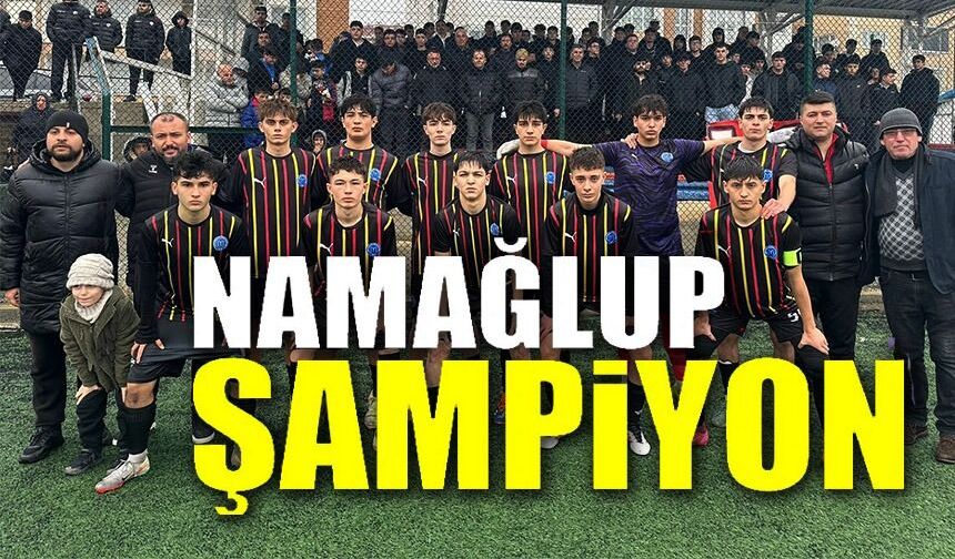 BİLECİK U16 GENÇLER LİGİ'NİN NAMAĞLUP ŞAMPİYONU OLDU