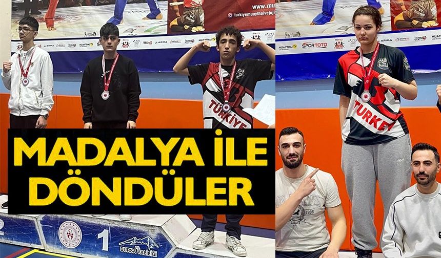 BİLECİKLİ SPORCULAR MUAYTHAİ MARMARA BÖLGE ŞAMPİYONASI'NDA DERECE YAPTI