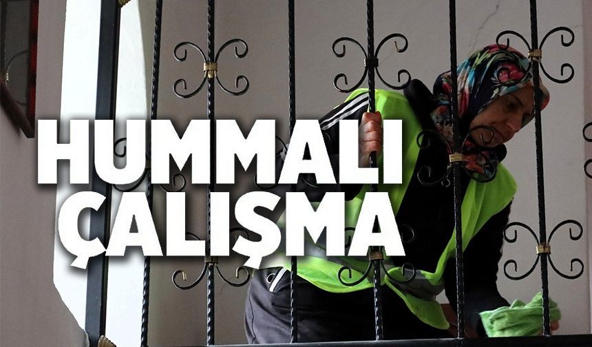 RAMAZAN AYI ÖNCESİ CAMİLERDE TEMİZLİK ÇALIŞMASI