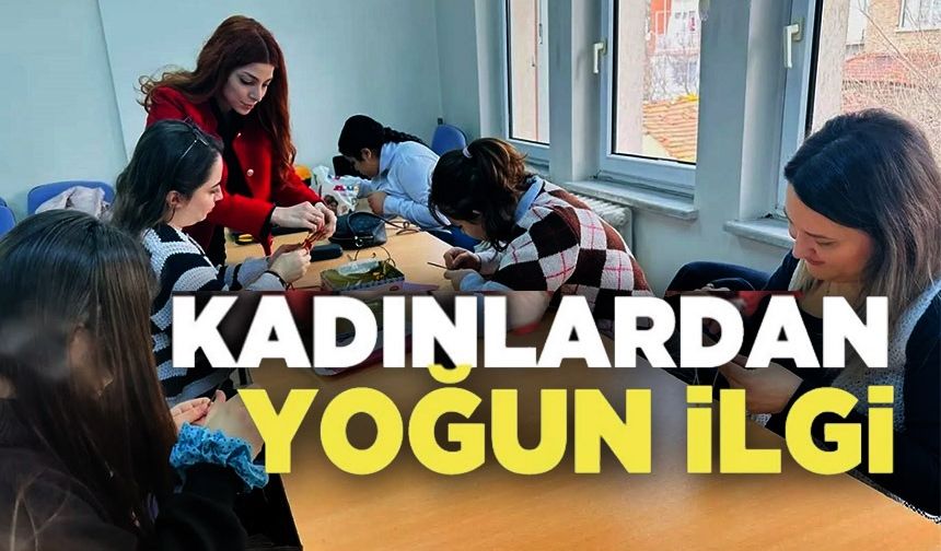 ÇOCUK EVLERİ SİTESİNDE KAZAZİYE TAKI KURSU BAŞLATILDI