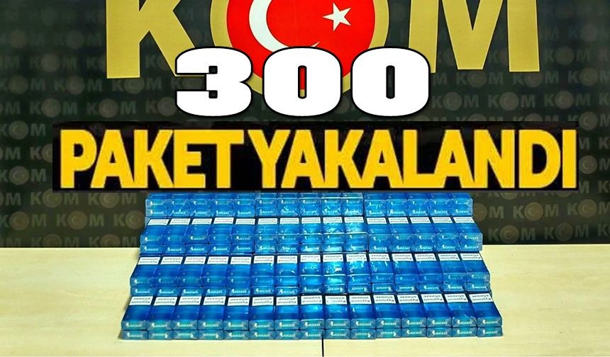 300 ADET GÜMRÜK KAÇAĞI SİGARA ELE GEÇİRİLDİ