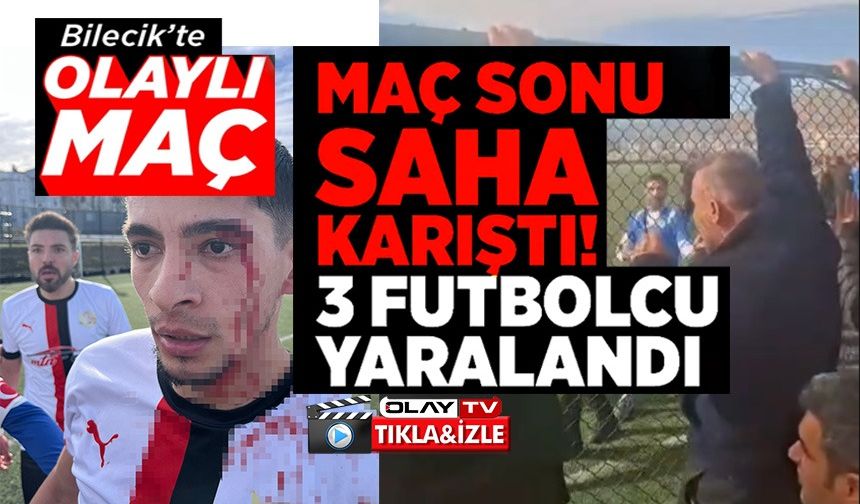 MAÇ SONRASI SAHA İÇİ SAVAŞ ALANINA DÖNDÜ, 3 FUTBOLCU HASTANELİK OLDU