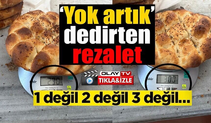 GRAMAJI DÜŞÜK PİDE SATANLARA ZABITA ENGELİ