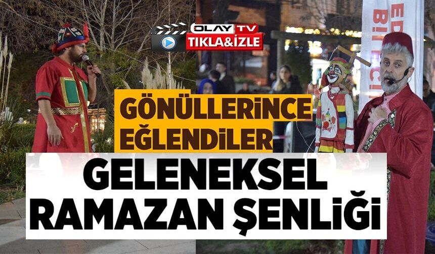 ÇOCUKLAR GELENEKSEL 'RAMAZAN ŞENLİKLERİ'NDE GÖNÜLLERİNCE EĞLENDİ