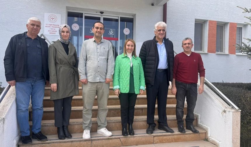 BAŞKAN TEKİN'DEN SAĞLIK ÇALIŞANLARINA VEFA DOLU ZİYARETİ