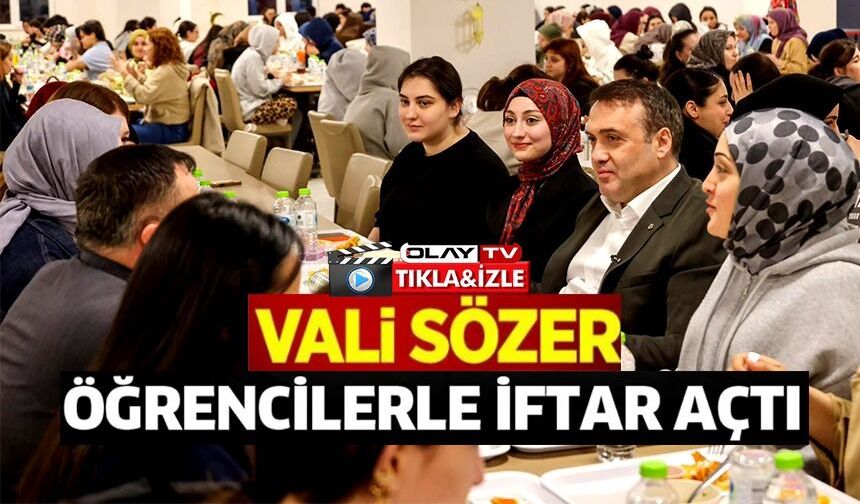 VALİ SÖZER, ÖĞRENCİLERLE BİR ARAYA GELEREK HEDEFLERİNİ DİNLEDİ