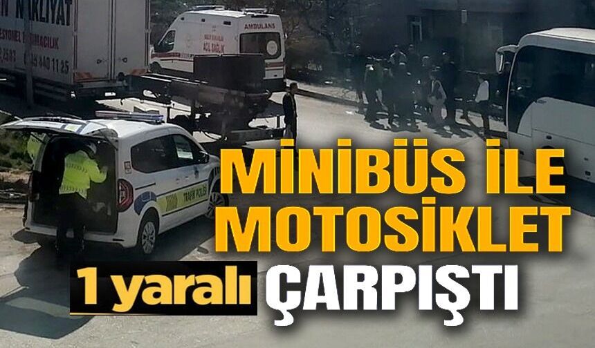 TRAFİK KAZASI; 1 YARALI