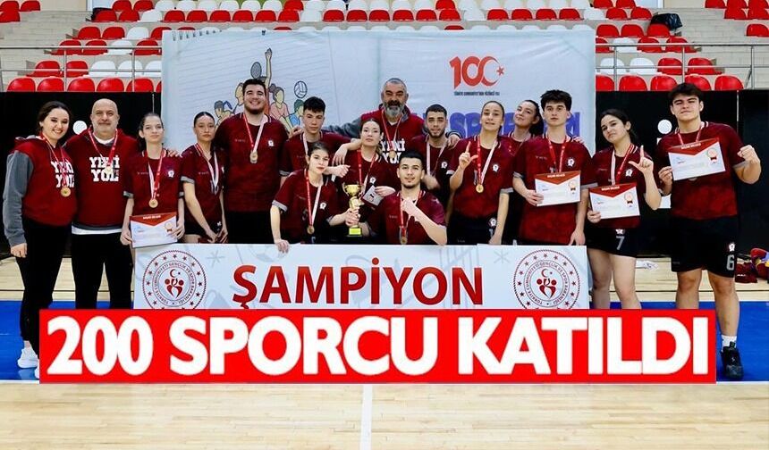 200 SPORCUNUN KATILDIĞI KORFBOL GRUP MÜSABAKALARI TAMAMLANDI
