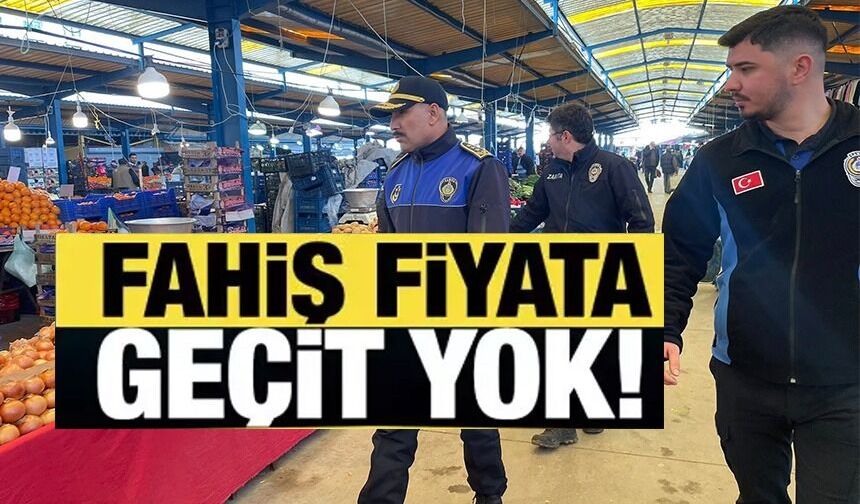 MEYVE SEBZE PAZARINDA FİYAT ETİKETİ DENETİMİ