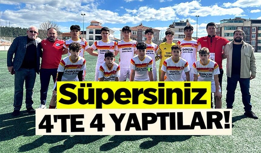 U15 GENÇLER LİGİ'NİN LİDERİ 1299 BİLECİK SPOR KULÜBÜ