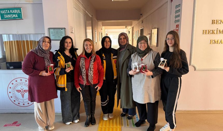 BAŞKAN TEKİN, İLÇEDEKİ KADIN ÇALIŞANLARI ZİYARET ETTİ