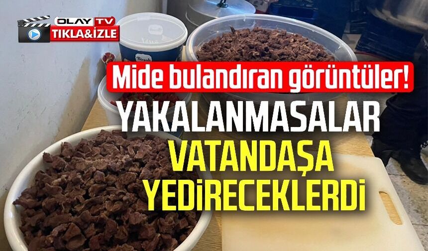 BODRUM KATTA KAÇAK YEMEK ÜRETİMİNE ZABITA BASKINI