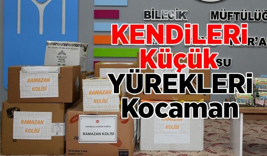MİNİKLERDEN RAMAZAN YARDIMI