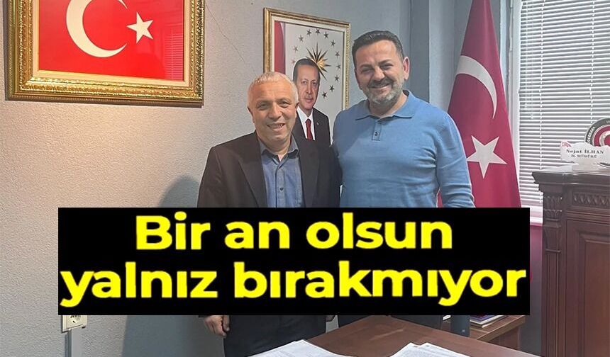 ŞEHİT YAKINI PERSONELDEN İL MÜDÜRÜ İLHAN'A ANLAMLI BULUŞMA