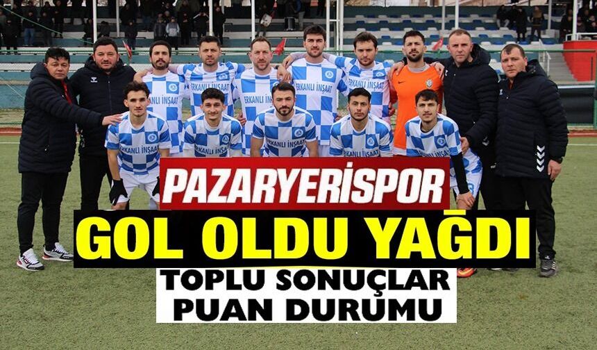 PAZARYERİSPOR GOL OLDU YAĞDI