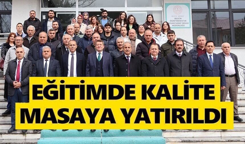 EĞİTİM FAALİYETLERİ DEĞERLENDİRİLDİ