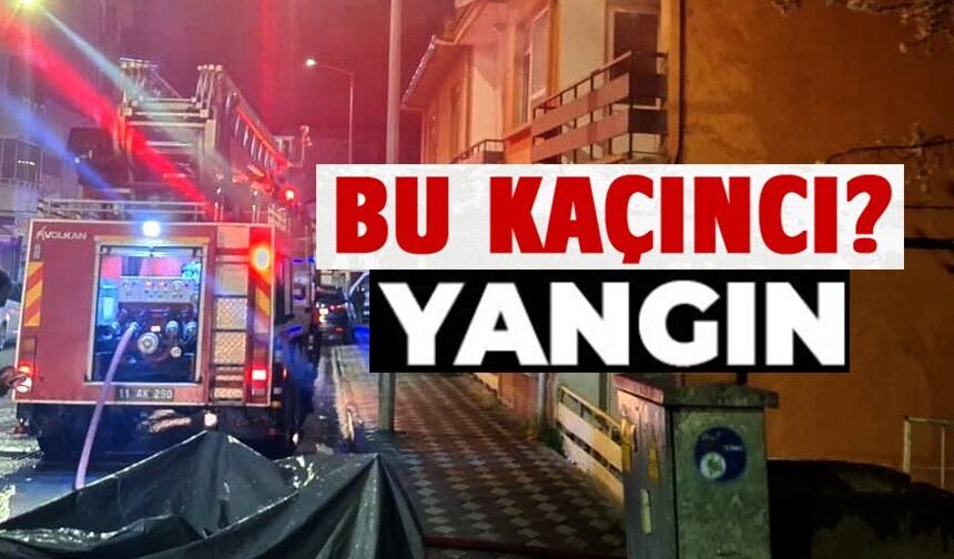 METRUK BİNADA ÜST ÜSTE 3 YANGIN
