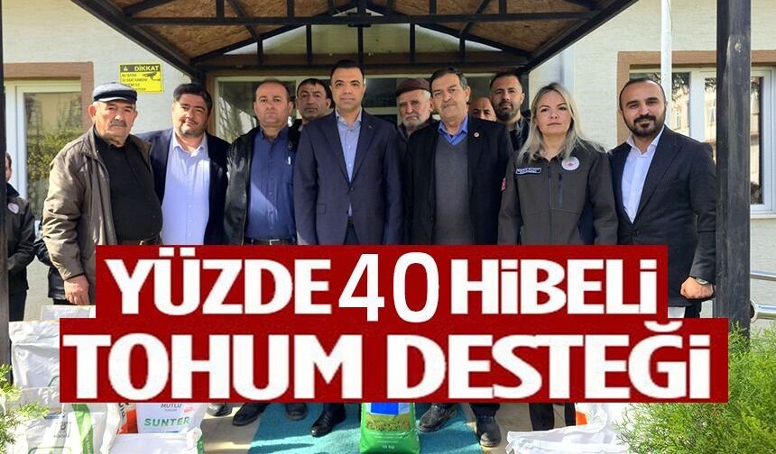 ÇİFTÇİLERE TOHUM DESTEĞİ SAĞLANDI