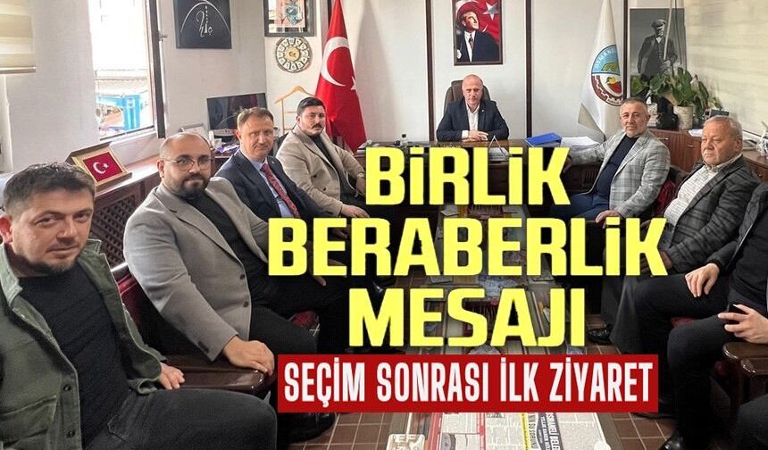 İL BAŞKANI YILDIRIM'DAN BAŞKAN TORUN'A ZİYARET
